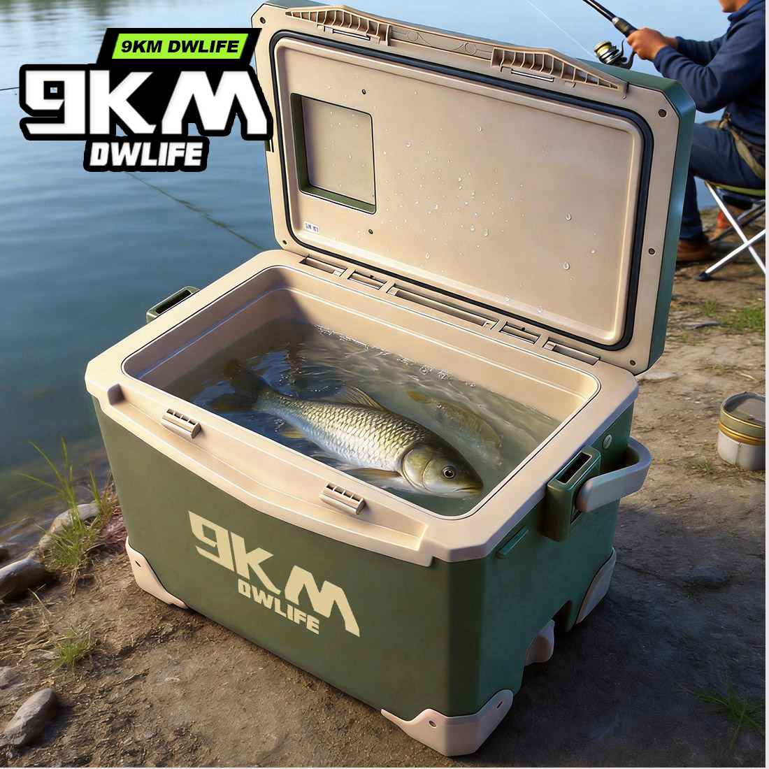 Fishing Kayak Crate - 9KM 10L 18L 26L Fishing Cooler