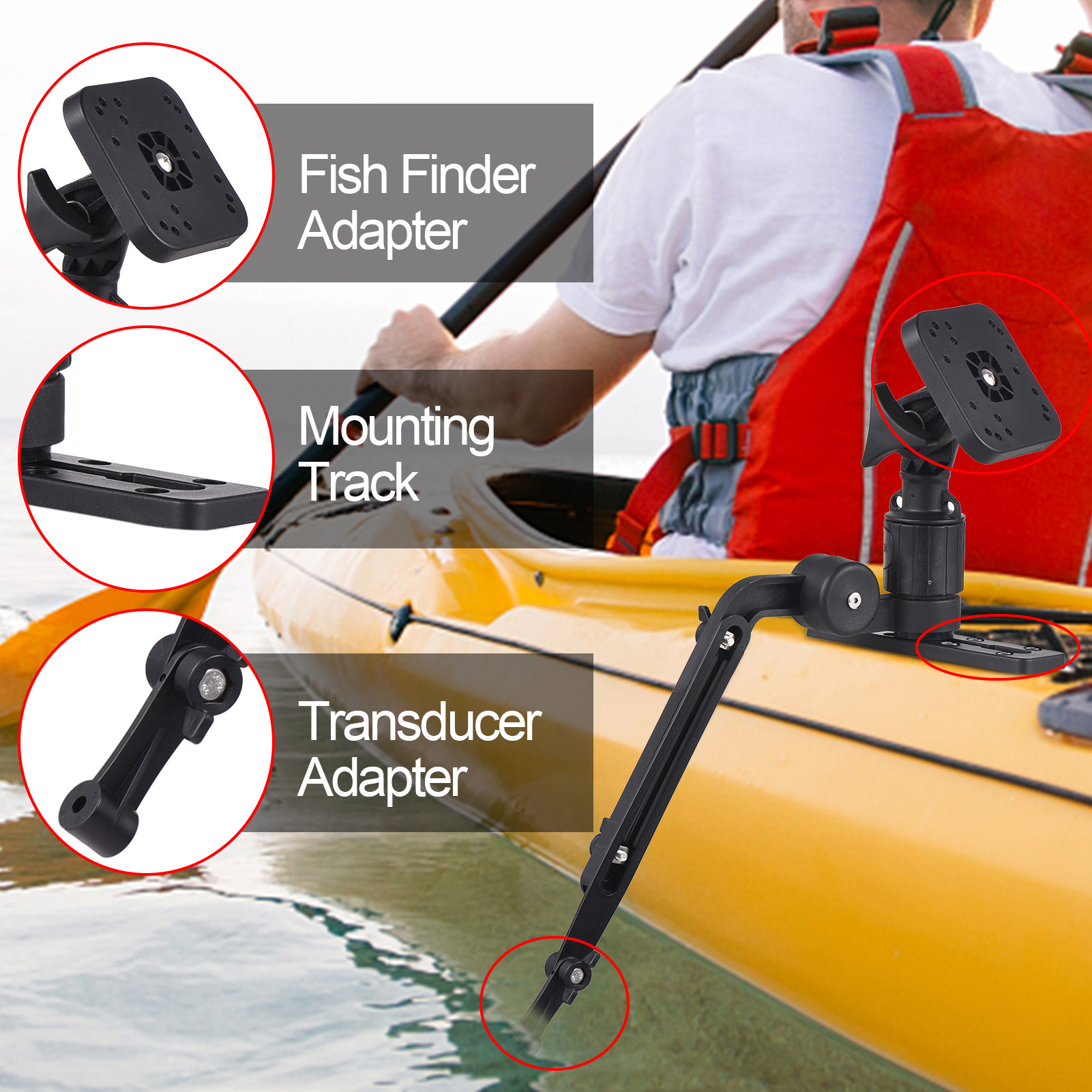 Kayak Fish Finder Mounting Pla - Fishing Kayak Fish Finder Mount recensie en prijs