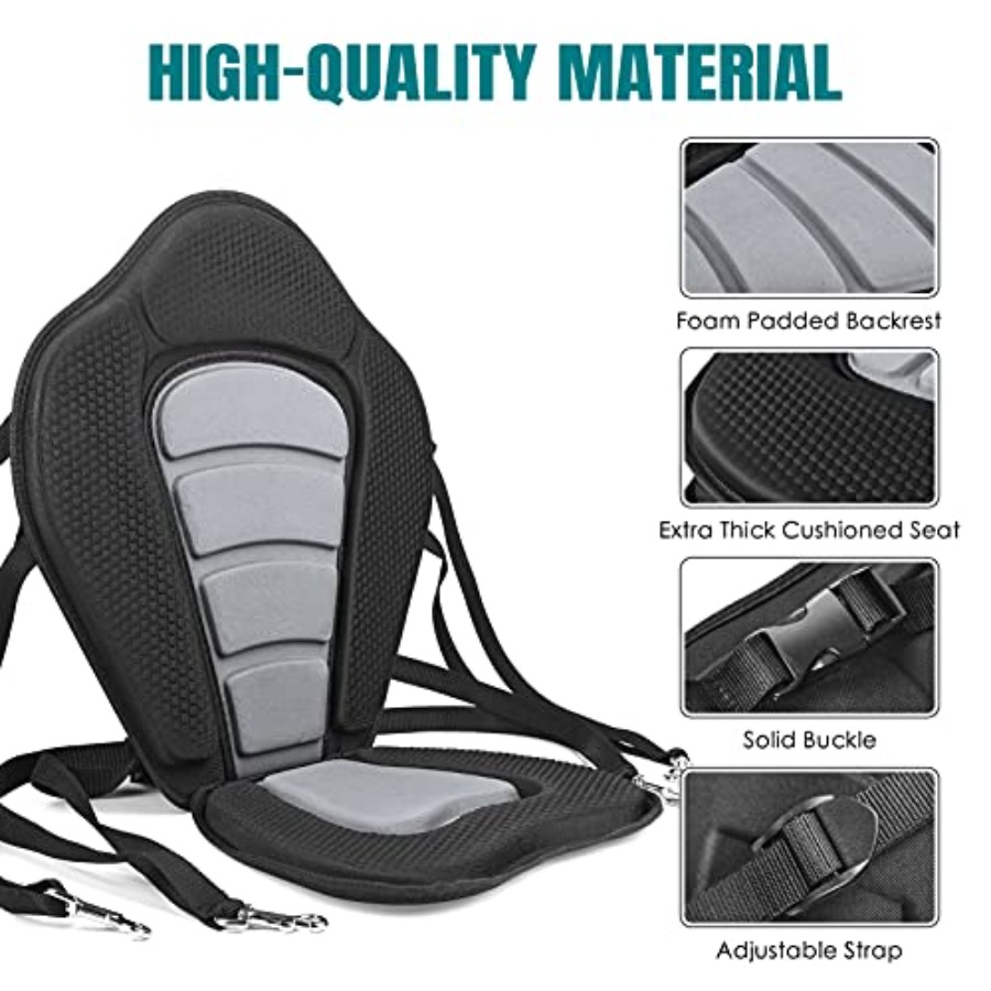 Deluxe Padded Kayak Seat with  - Fishing Kayak Sit In recensie en prijs