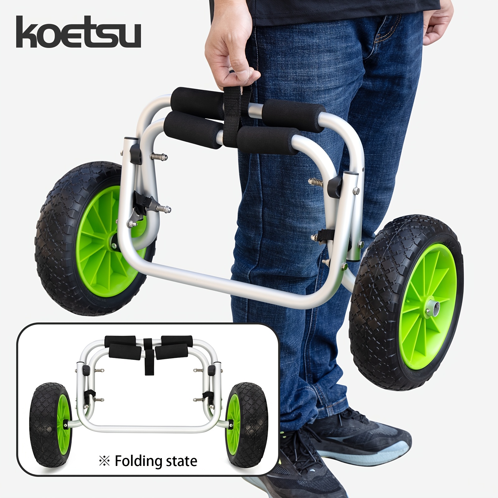 KOETSU Paddle Board Transport  - Fishing Kayak Cart recensie en prijs