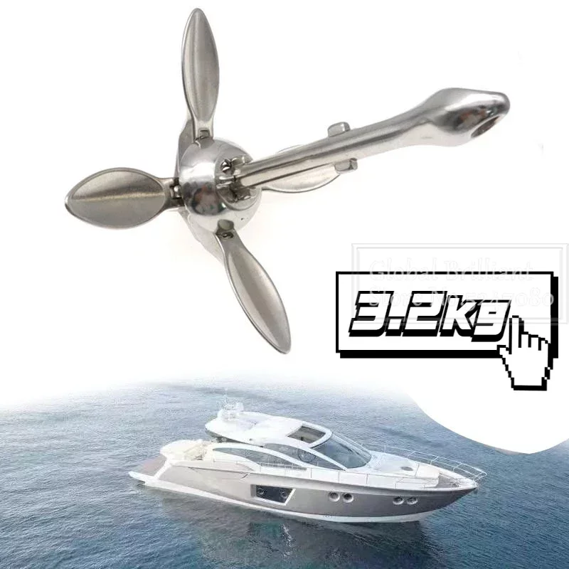3.2KG/4KG Boat Stainless Steel - Fishing Kayak Anchor recensie en prijs