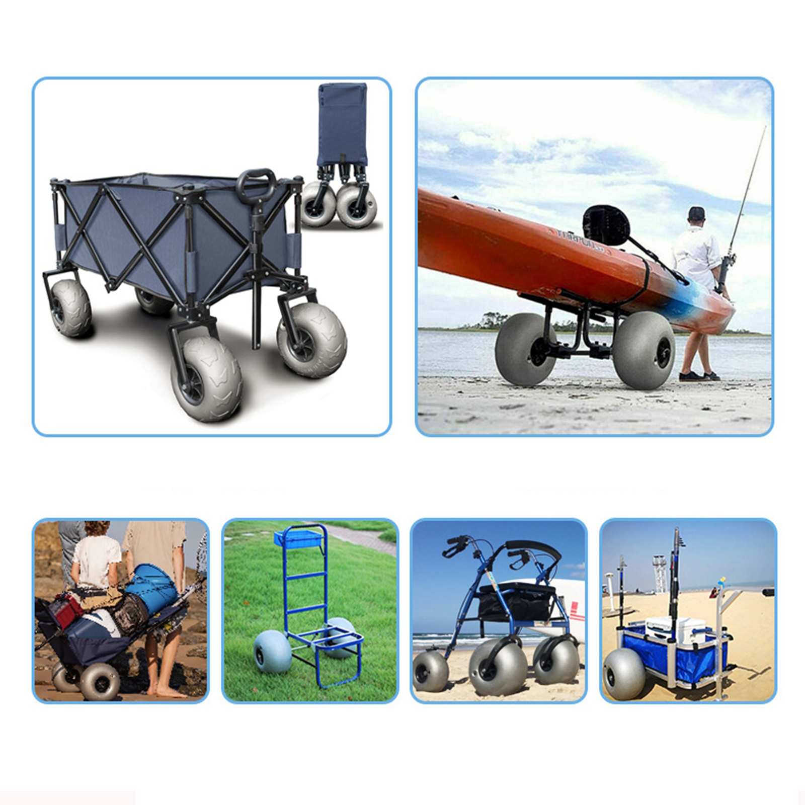 10In Balloon Wheels Profession - Fishing Kayak Cart recensie en prijs