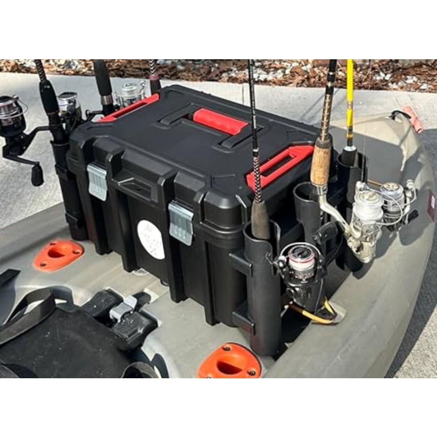 Kayak Fishing Crate - 6 Integr - Fishing Kayak Rod Holder recensie en prijs