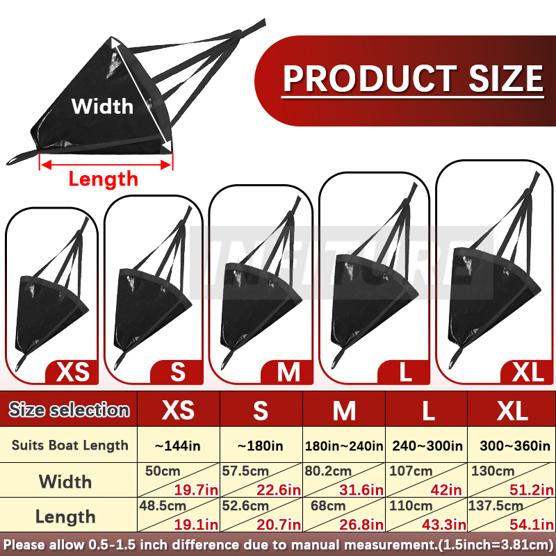 18-53'' Sea Drogue Anchor Floa - Fishing Kayak Anchor recensie en prijs