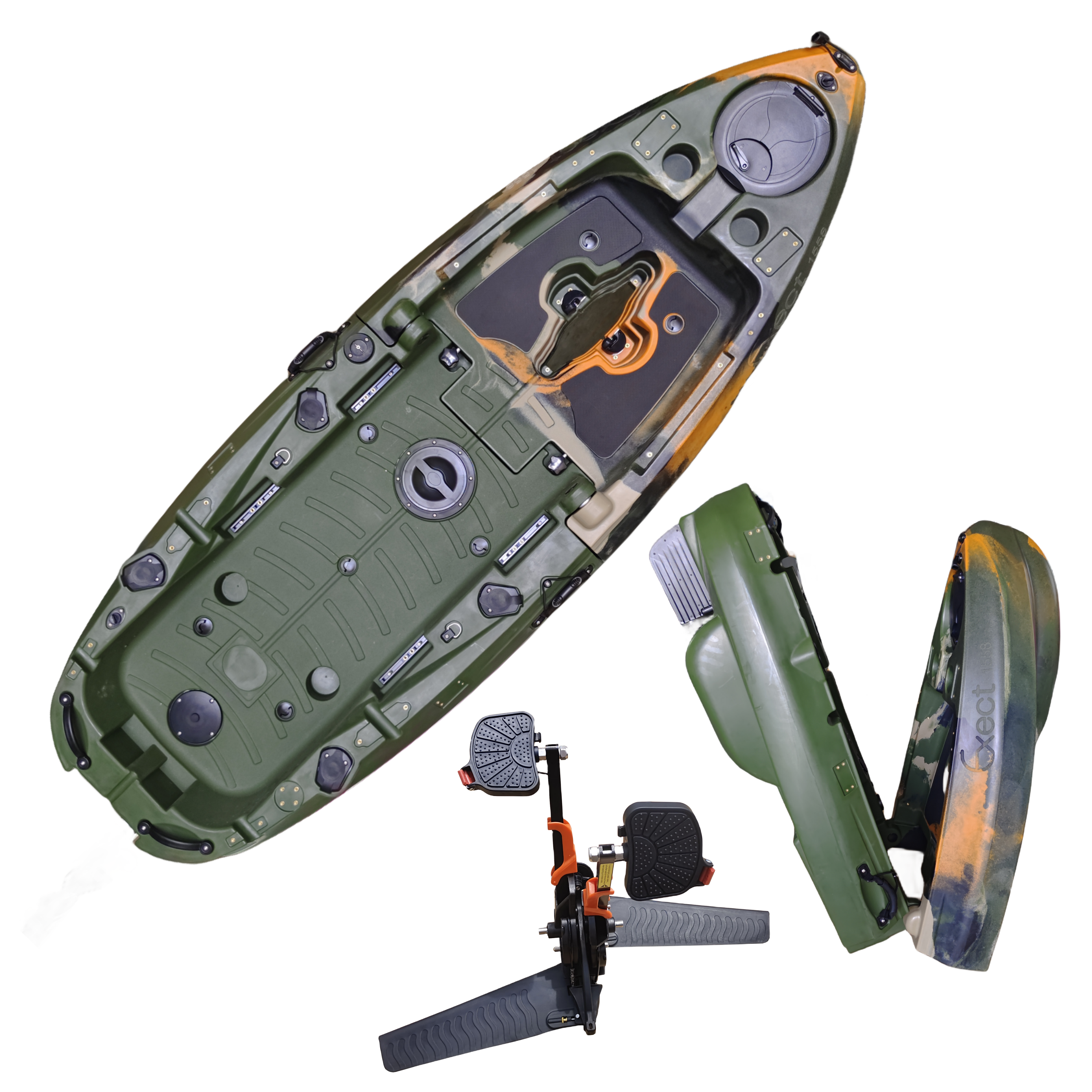 Plastic Kayak Pedal Kayak Fish - Fishing Kayak Seat recensie en prijs