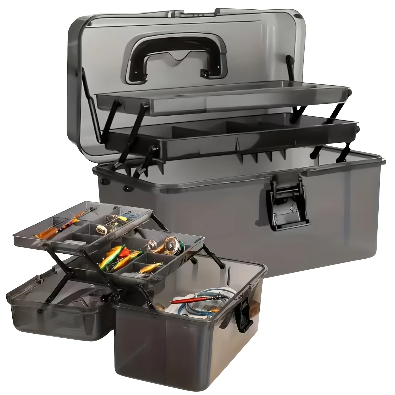 Durable PE Fishing Gear Box |  - Fishing Kayak Crate recensie en prijs