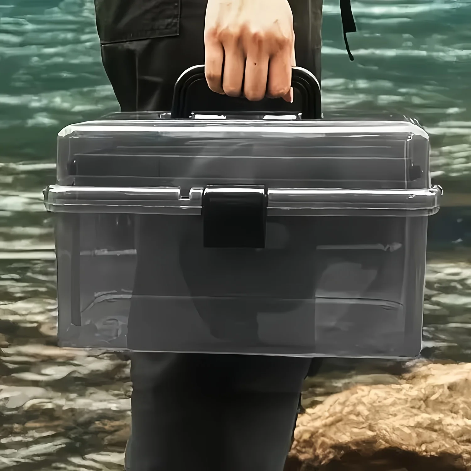 Durable PE Fishing Gear Box |  - Fishing Kayak Crate recensie en prijs