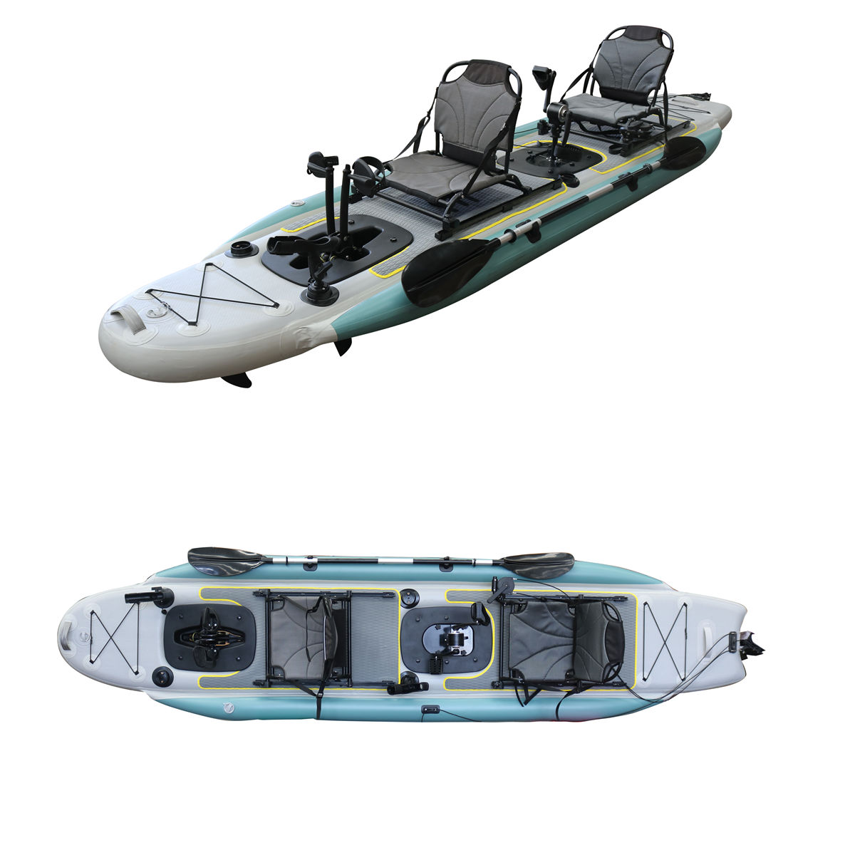 14ft Inflatable Fishing Canoe  - Fishing Kayak Seat recensie en prijs