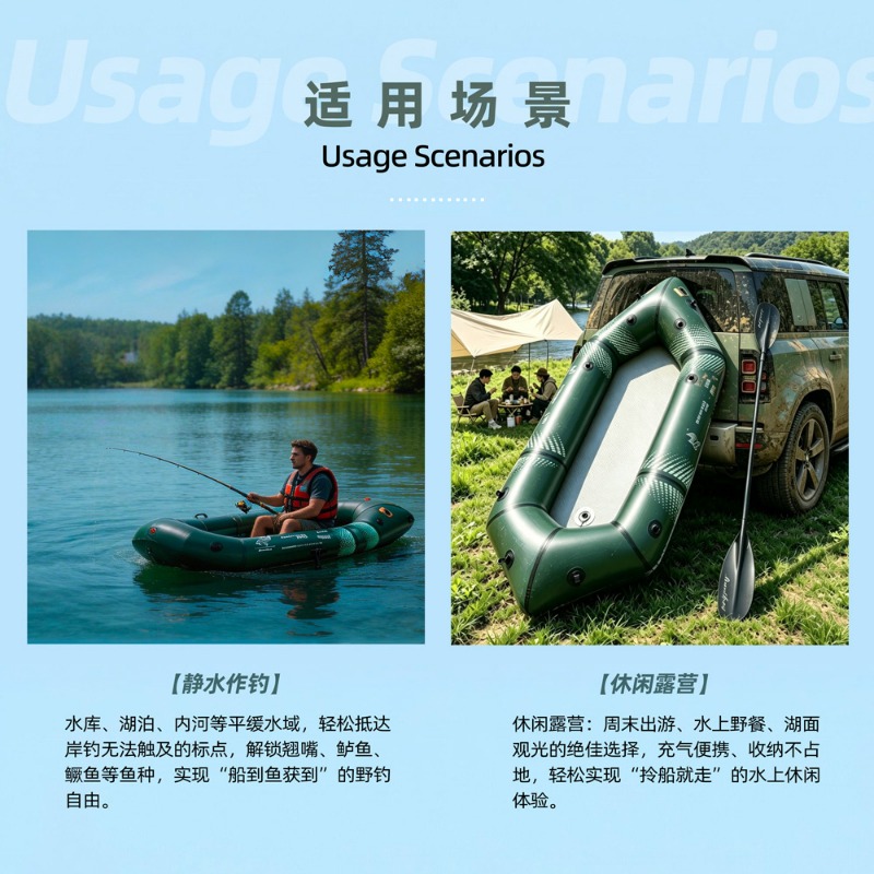 BLFst Fly Fishing Boat TPU Bac - Fishing Kayak Inflatable recensie en prijs