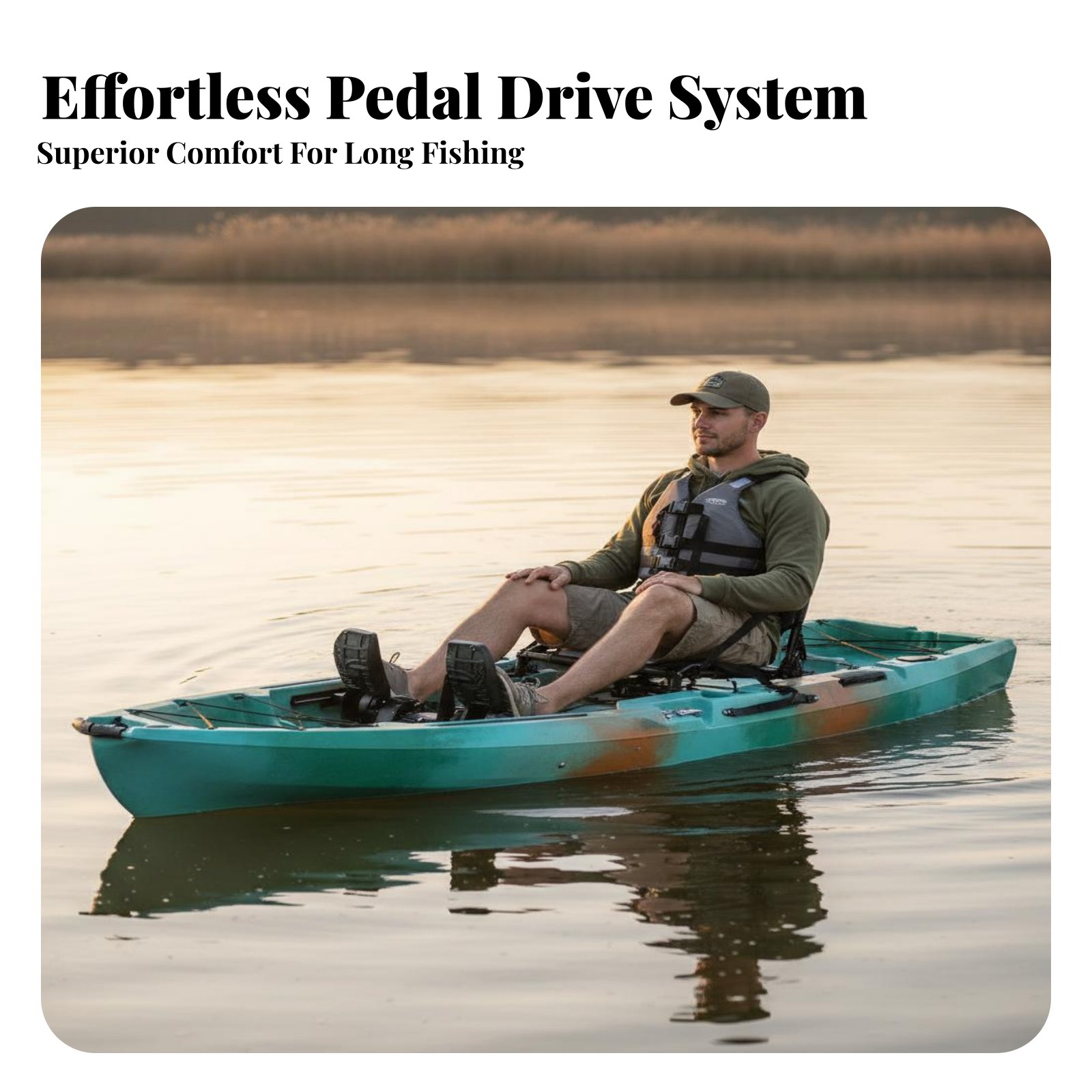 Pedal Drive Fishing Boat Folda - Fishing Kayak Pedal Drive recensie en prijs
