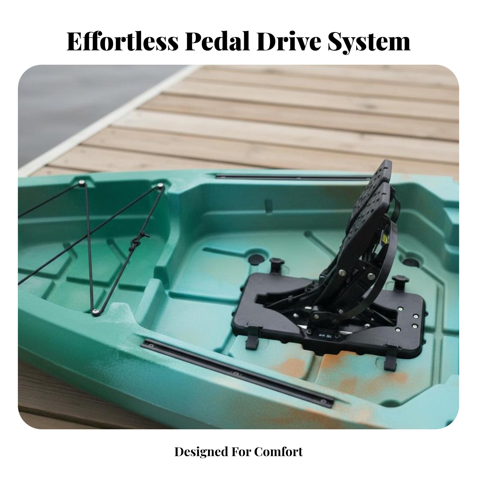 Pedal Drive Fishing Boat Folda - Fishing Kayak Pedal Drive recensie en prijs