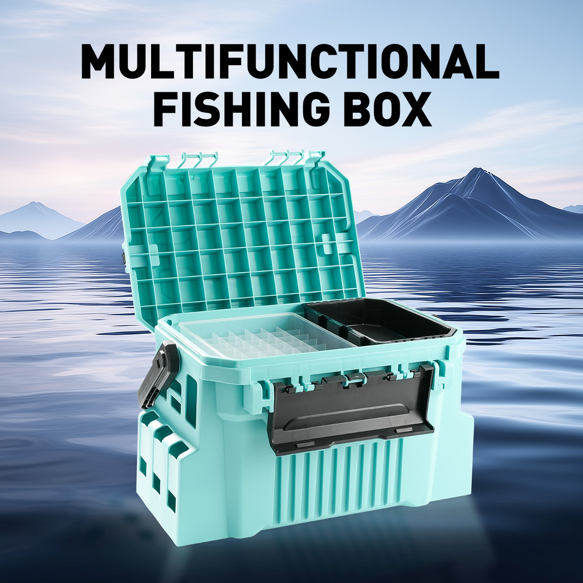 20L FIshing tackle box with eg - Fishing Kayak Crate recensie en prijs