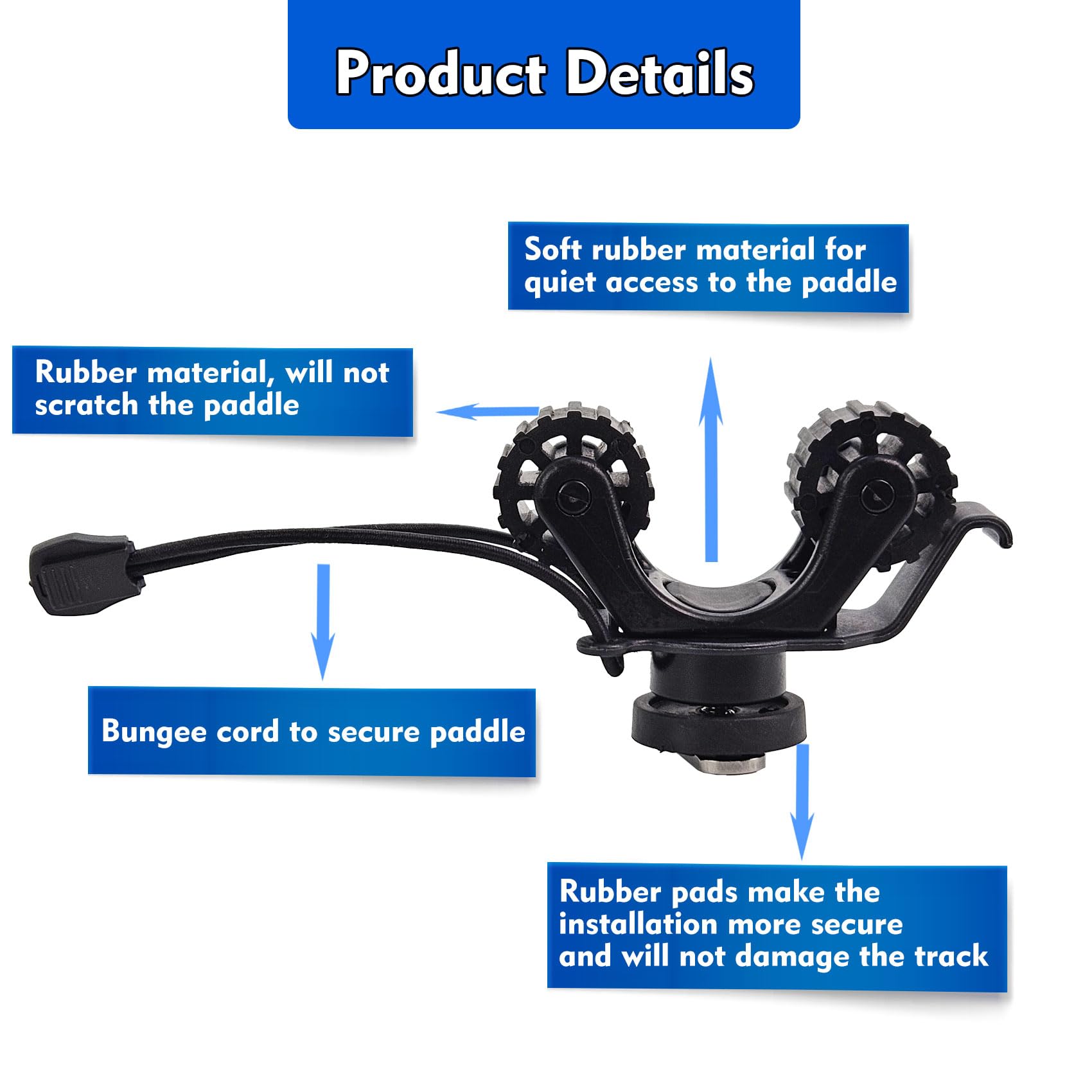 Kayak Rail Paddle Holder Kayak - Fishing Kayak Storage Bag recensie en prijs