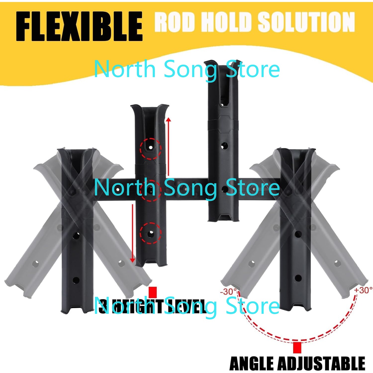 Adjustable Fishing Rod Holders - Fishing Kayak Crate recensie en prijs