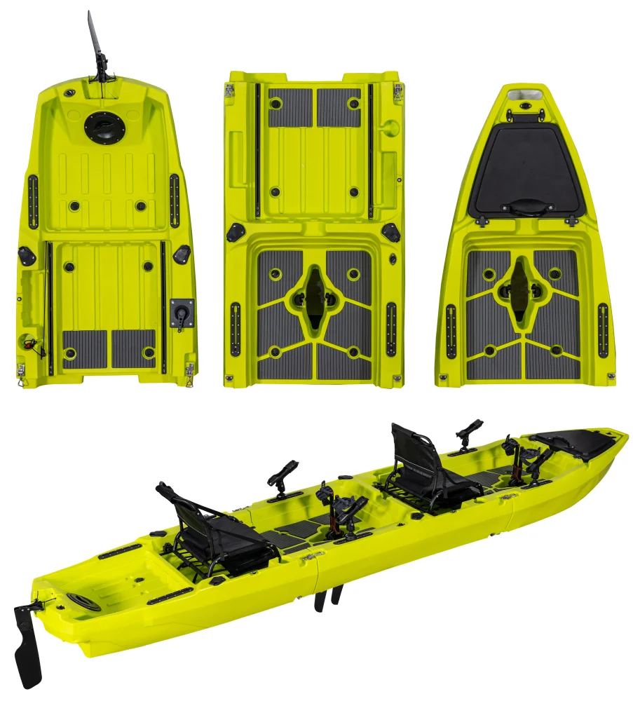 14 FT 3 Section Detachable Sol - Fishing Kayak Pedal Drive recensie en prijs