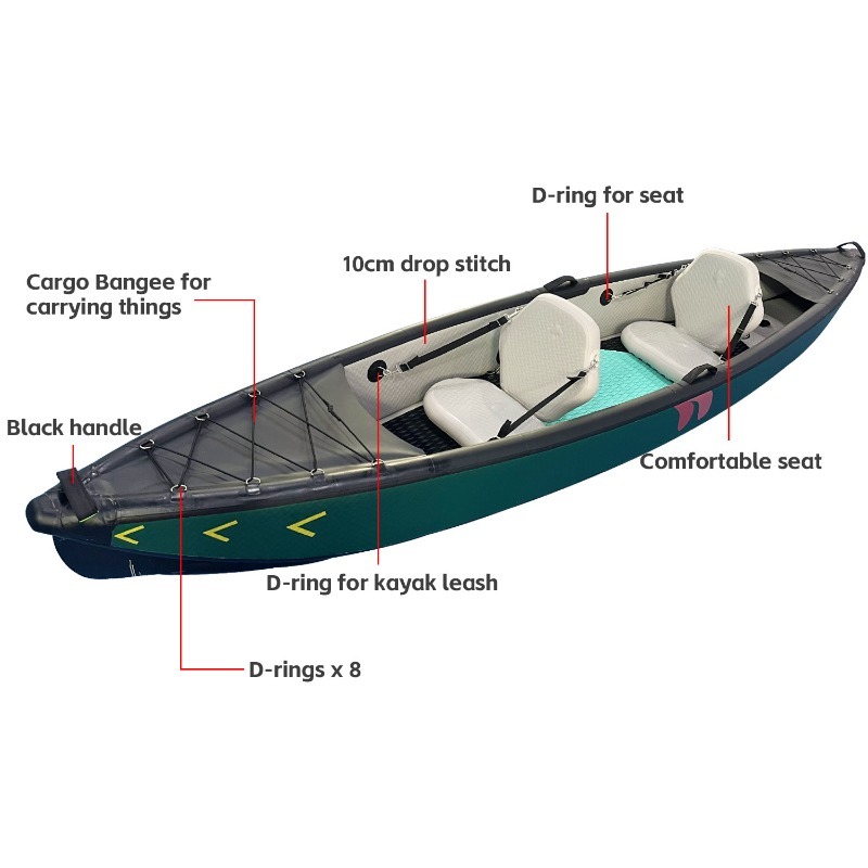 New Design 4.2m Portable Infla - Fishing Kayak Inflatable recensie en prijs
