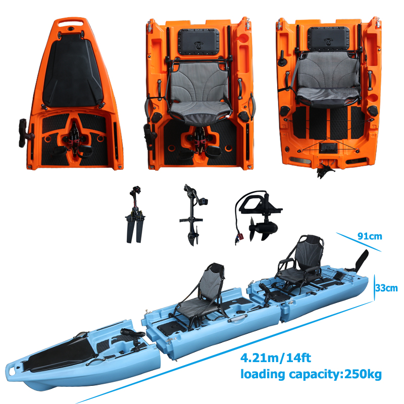 14FT 2 Person Detachable  Peda - Fishing Kayak Sit On Top recensie en prijs