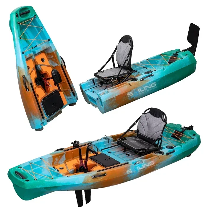 9.5ft 1 Person Folding Plastic - Fishing Kayak Pedal Drive recensie en prijs