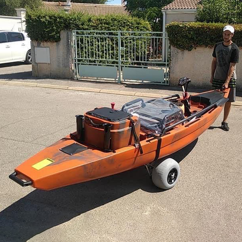Inflatable Wide Wheel Canoe Bo - Fishing Kayak Cart recensie en prijs