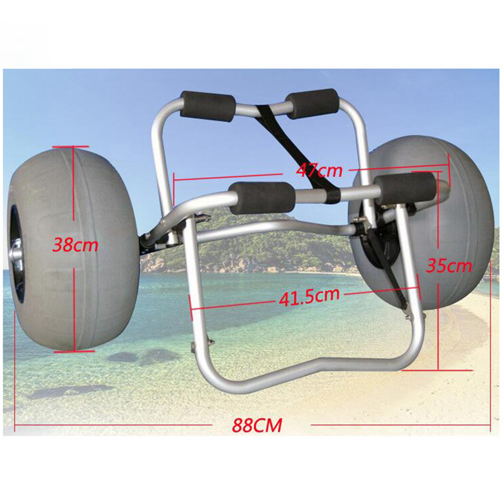Inflatable Wide Wheel Canoe Bo - Fishing Kayak Cart recensie en prijs