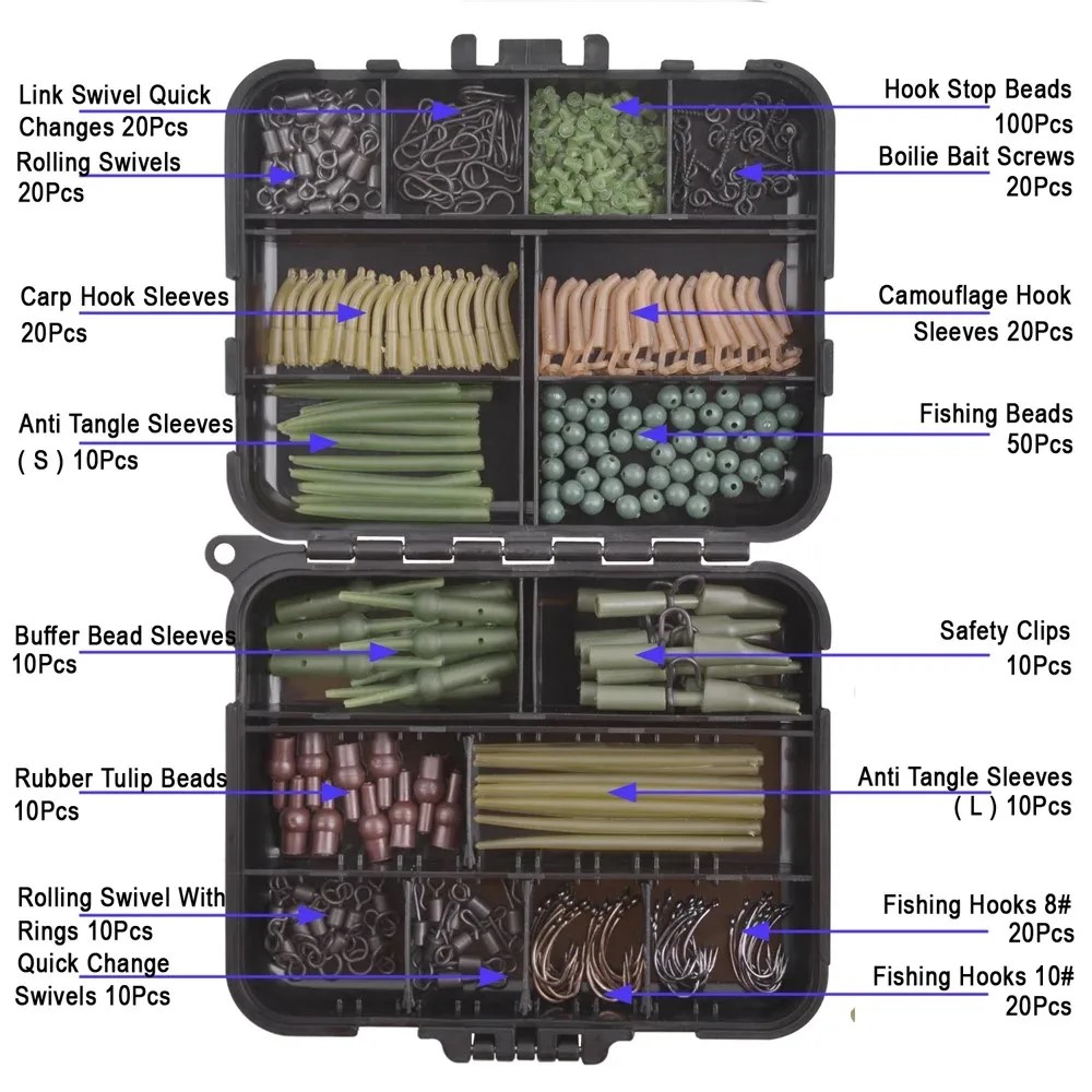 360Pcs Carp Fishing Accessorie - Fishing Kayak Crate recensie en prijs
