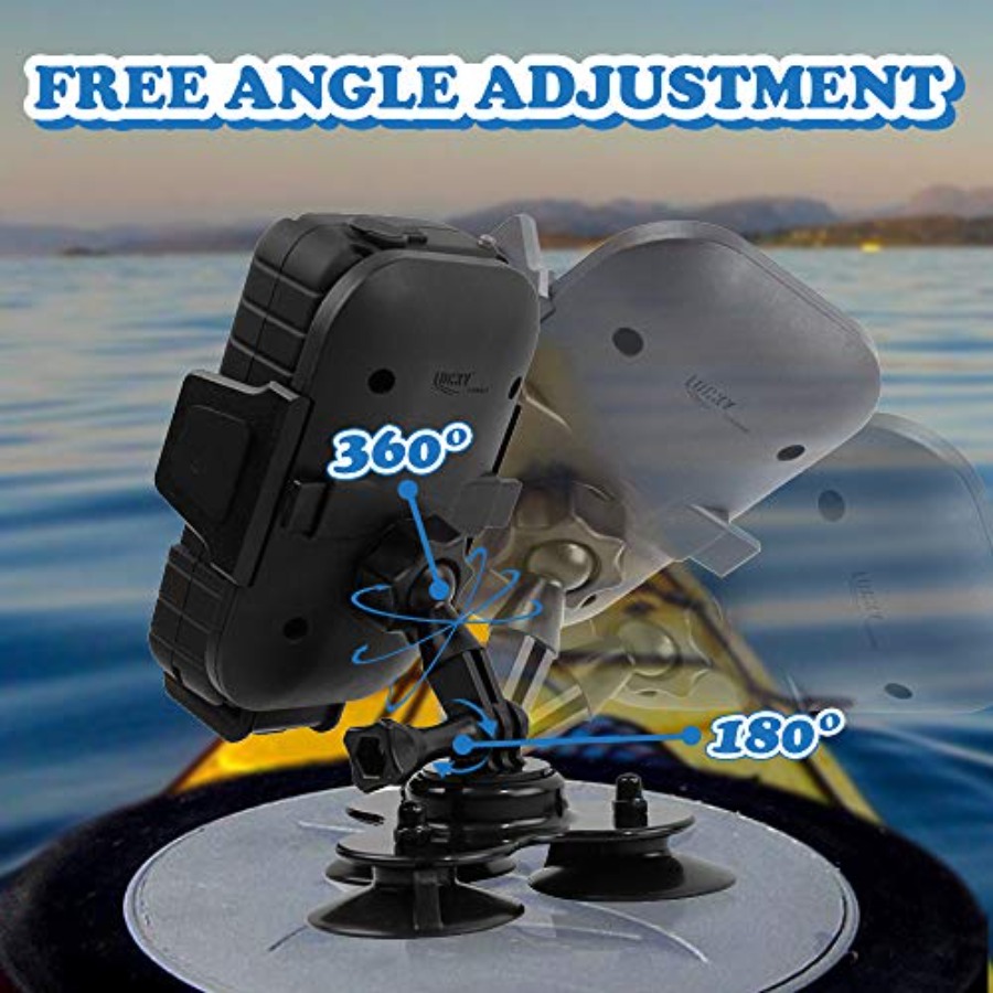 Strong Suction Phone Mount Bas - Fishing Kayak Fish Finder Mount recensie en prijs