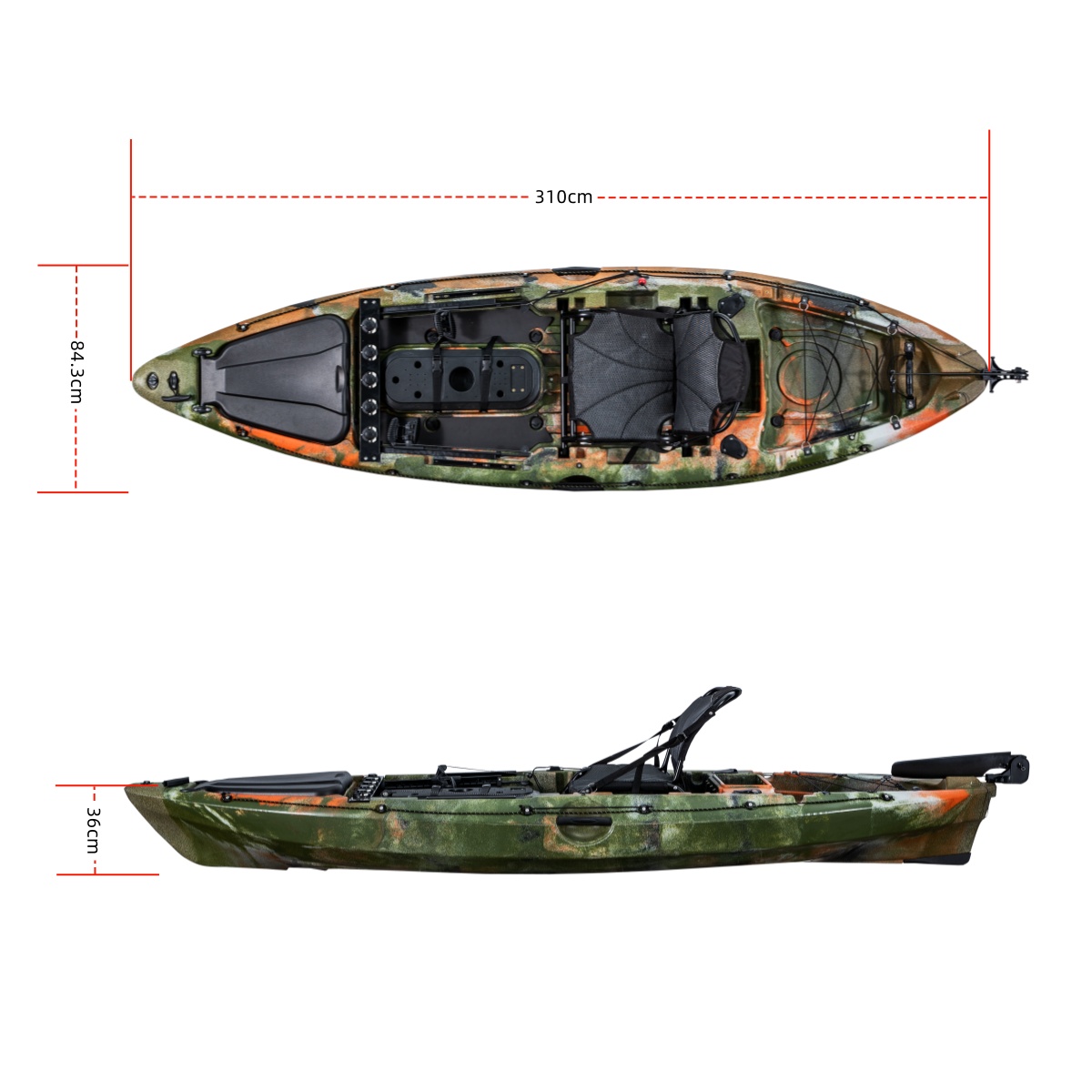 First-class Single Fishing Kay - Fishing Kayak Rod Holder recensie en prijs
