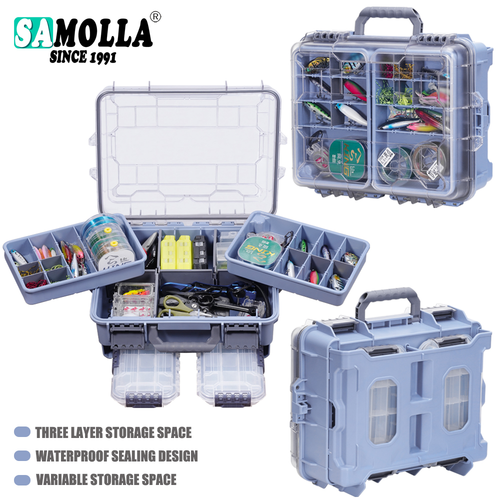SAMOLLA Fishing Tackle Box Lar - Fishing Kayak Crate recensie en prijs