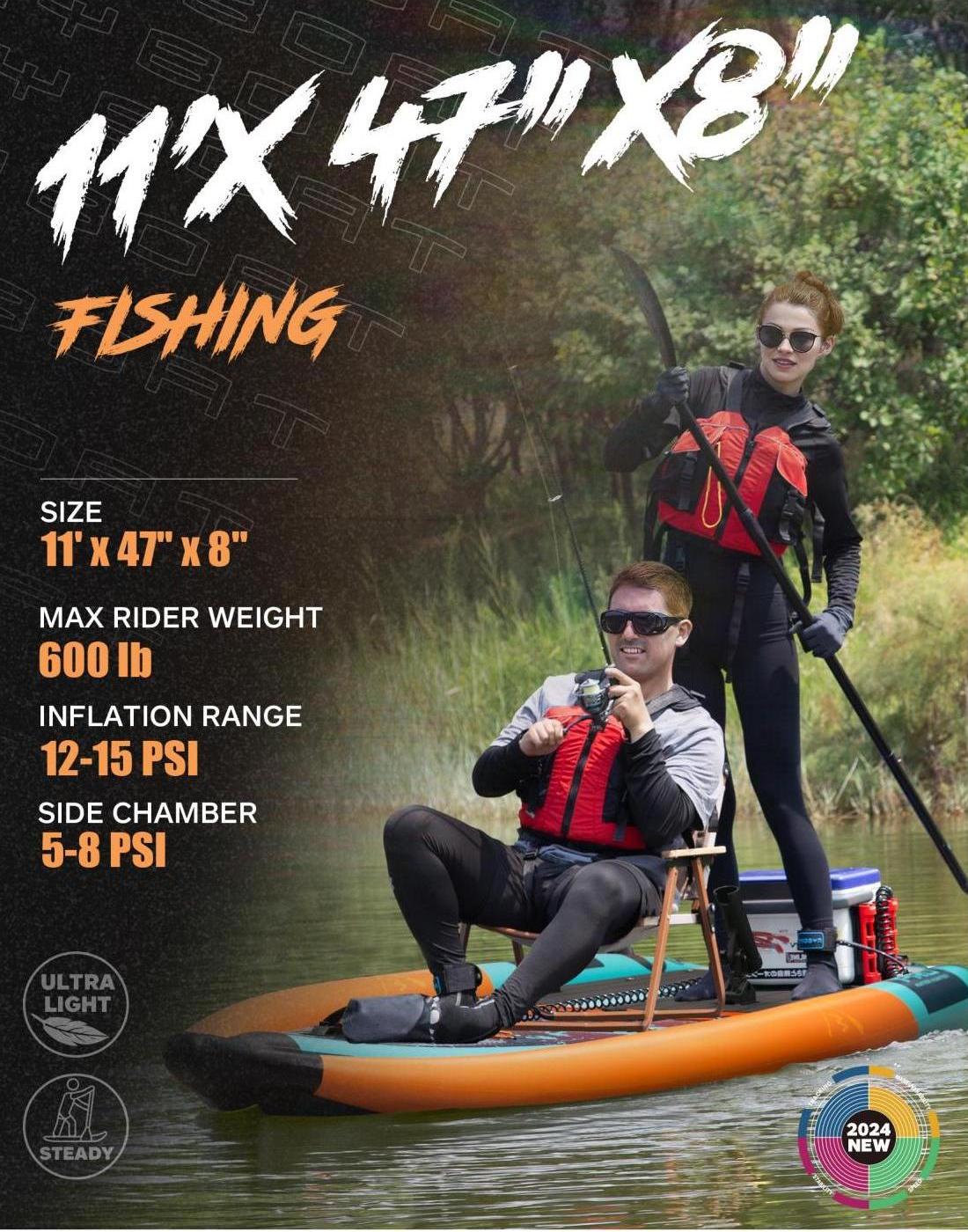 2 Person Inflatable Kayak for  - Fishing Kayak Seat recensie en prijs