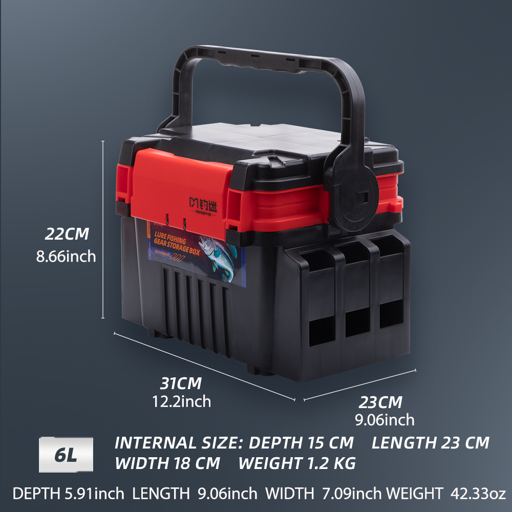 Fishingfans 6L 12L Fishing Box - Fishing Kayak Crate recensie en prijs