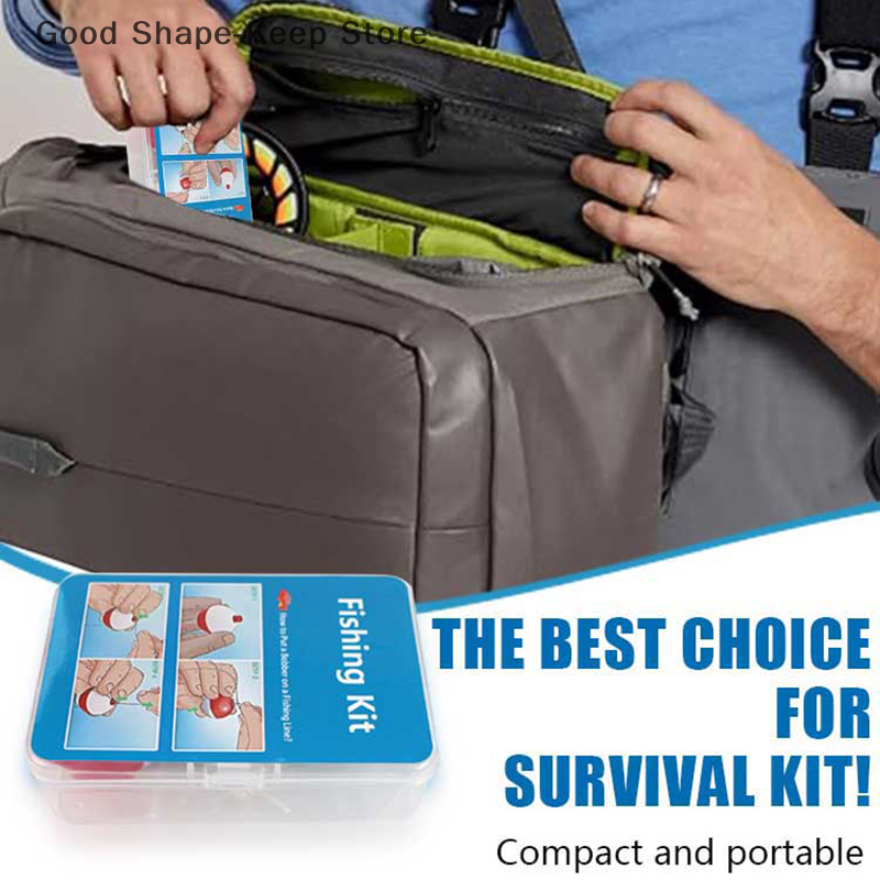 24Pcs Emergency Fishing Kit Po - Fishing Kayak Cart recensie en prijs